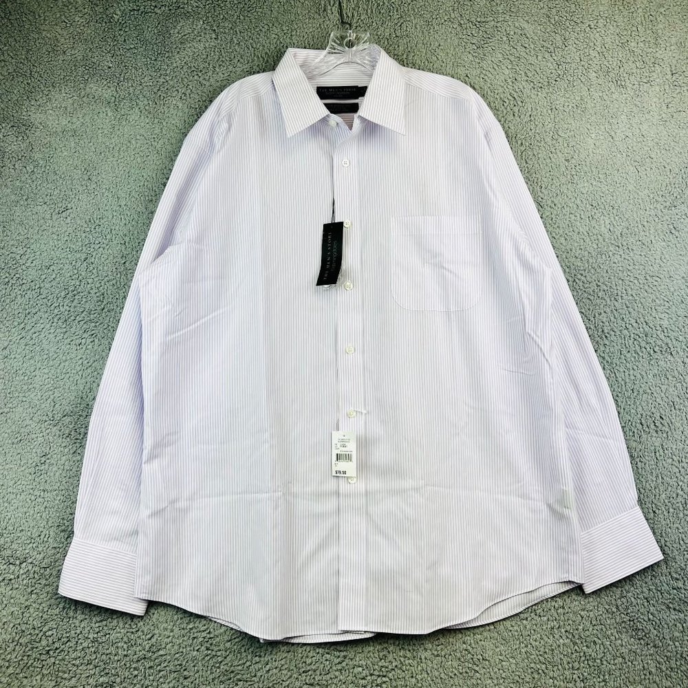 New‎ The Men's Store at Bloomingdale's Check Shirt Button Down 17